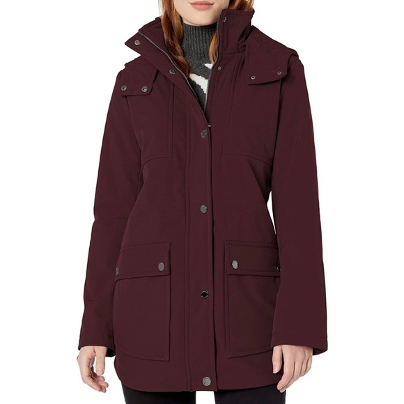 NWT Kenneth Cole New York Hooded Soft Shell Jacket - Picture 1 of 4